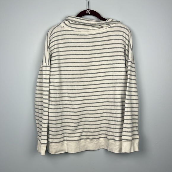 Haven Well Within striped waffle knit women’s long sleeve shirt size large - Picture 7 of 7